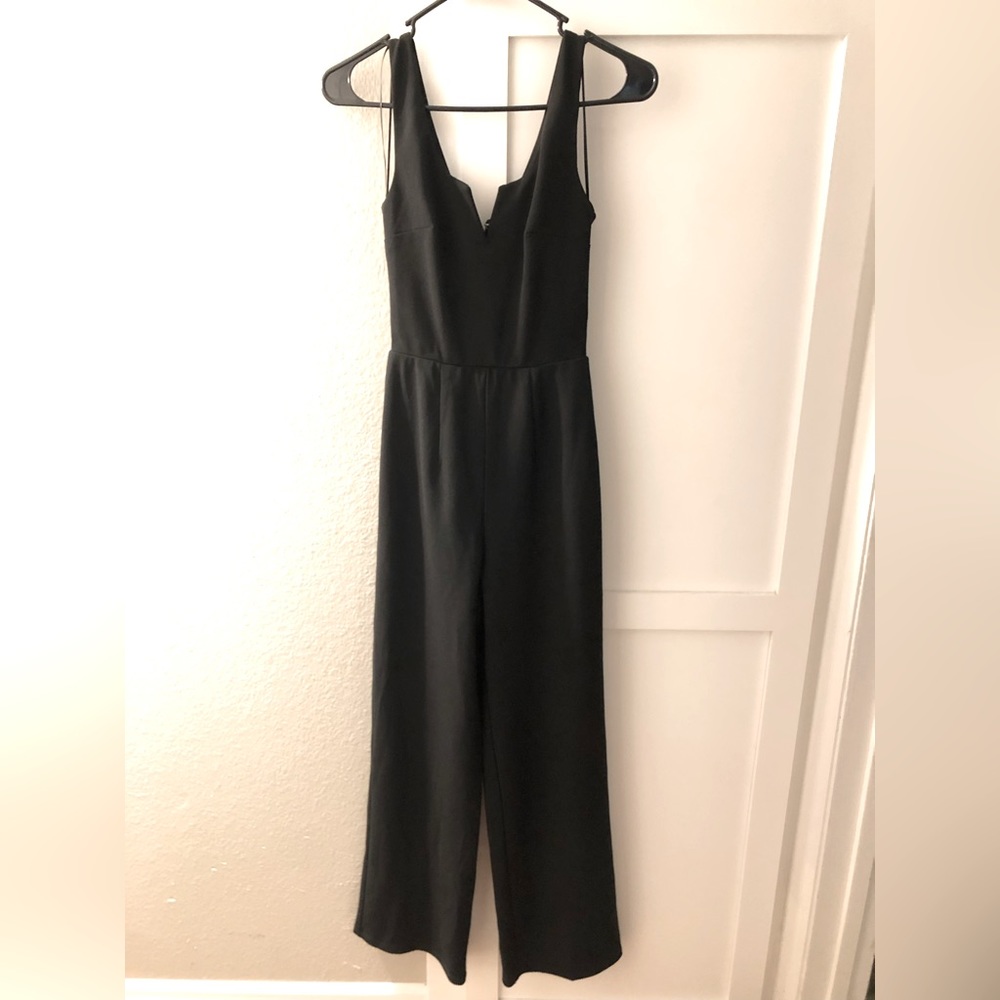 NWOT Francesca’s Black Jumpsuit, XXS